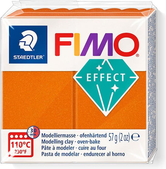 Staedtler Fimo-effect Polymer Clay Orange 57gr Metall Orange