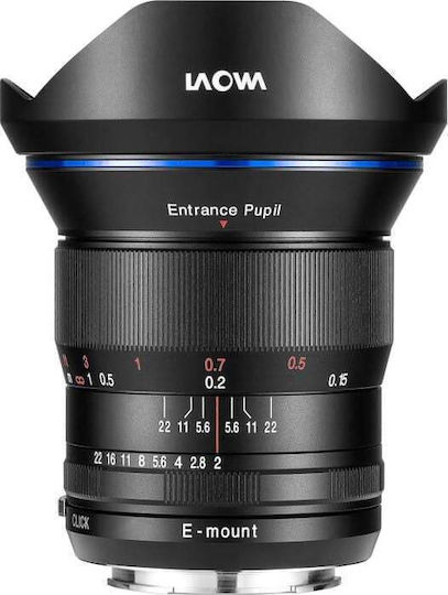 Laowa Full Frame Camera Lens Venus Optics 15mm f/2 FE Zero-D Wide Angle for Nikon Z Mount Black