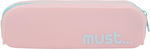 Must Focus Glow In Dark Silicone Barrel Pencil Case Pink 20x5x6cm 0584838pink Must