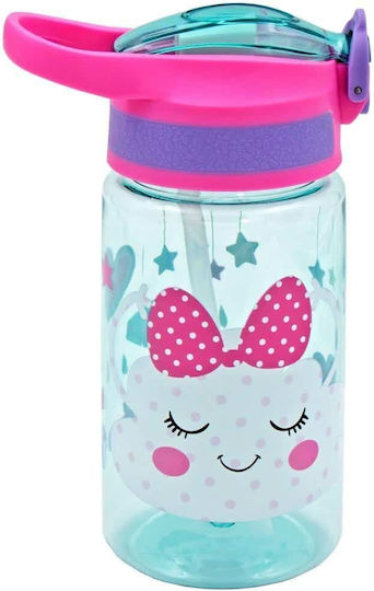 Must Πλαστικό Παγούρι Καλαμάκι Little Cloud 500ml 584542