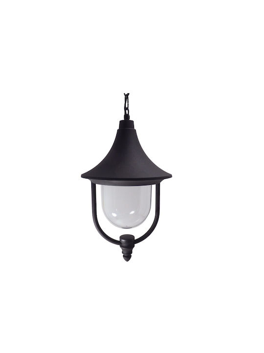 Lido Outdoor Hanging Ceiling Light in Black Color L52A-34934