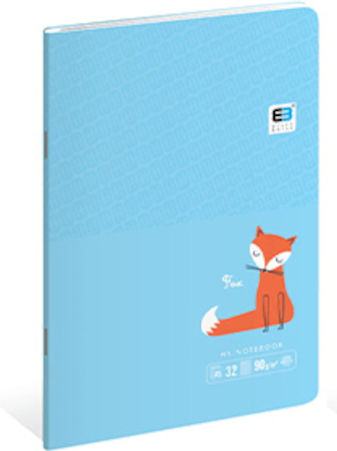 BestFor Παιδικό Σημειωματάριο A5 Baby Blue Fox
