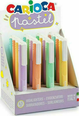 Μαρκαδόρος Φωσφορούχος Carioca Pastel 4,5mm Κίτρινος