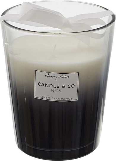 Aromatic Candle Harmony Home Deco Factory Burning Time 60 Hours Scent Fresh Linen Dimensions 13x16cm Bo5449
