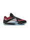 Nike KD16 Low Basketball Shoes Black / Bright Crimson / Thunder Blue / Metallic Silver