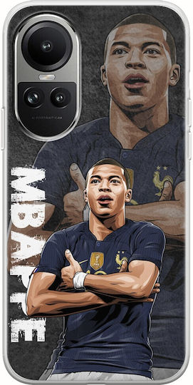 Football Stars Kylian Mbappe France Oppo Reno 10 Pro 5g Flexible Transparent Silicone