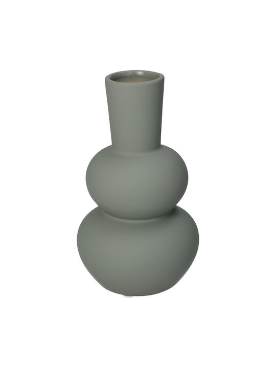 ArteLibre Decorative Vase Gray 10.7x10.7x19.7cm