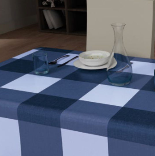 Gekkofix Tablecloth Navy Blue 140x220cm