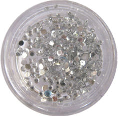 AGC Strass for Nails in Silver Color