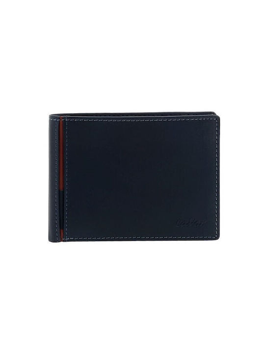 Lavor Men's Leather Wallet with RFID Blue