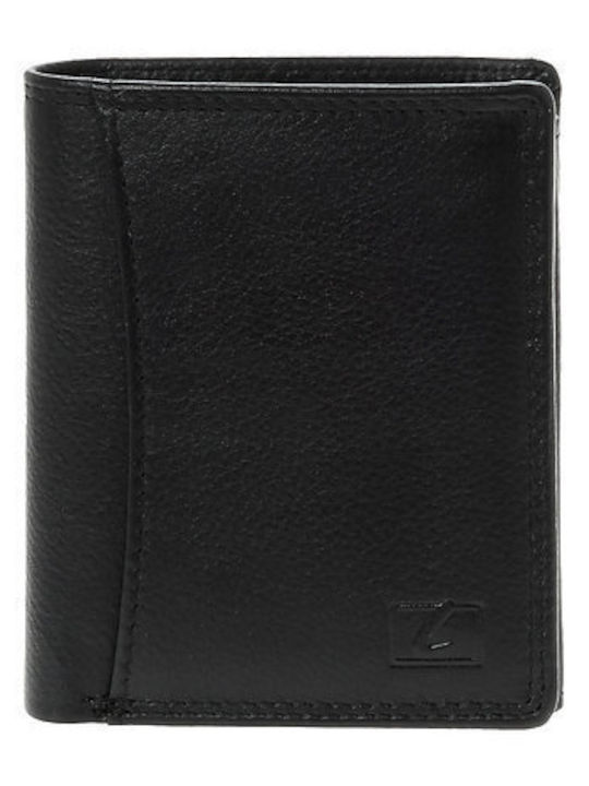 Leather Men's Wallet Classic with RFID Black