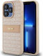 Θήκη Dkny Pu Leather Repeat Pattern Tonal Stripe Case Apple Iphone 15 Pro Max 6.7" Pink