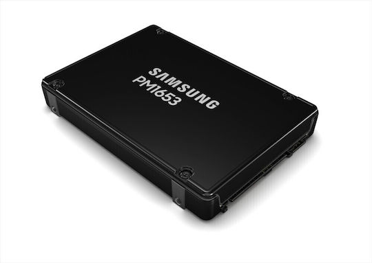 Samsung PM1653 SSD 15.4TB τύπου 2.5'' με σύνδεση SAS 3.0 MZILG15THBLA-00A07 Bulk