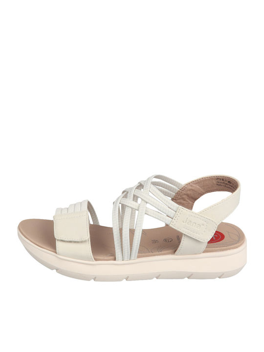 Jana Γυναικεία Σανδάλια Sporty Μπεζ
