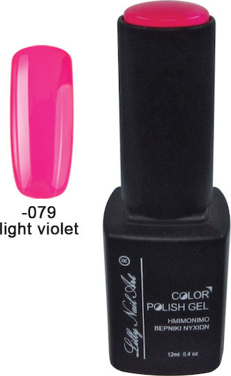 Ημιμόνιμο Τριφασικό Μανό 12ml Light Violet 40504008-079