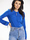 Awama Damen Bluse Blue