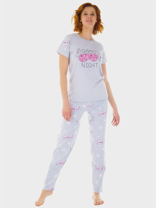 G Secret De vară Set Pijamale pentru Femei Grey
