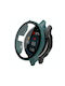 Husa pentru ceas Garmin Venu 2 + sticla securizata, verde acvamarin