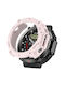 Amazfit T-rex Ultra Armor Hollow Watch Protective Case Light Pink