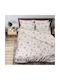 Beauty Home Eden Art 12098 Set Față de Pernă Bej 52x72cm.