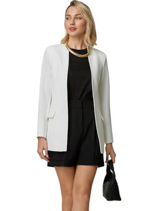 Lynne Women's Blazer Ecru