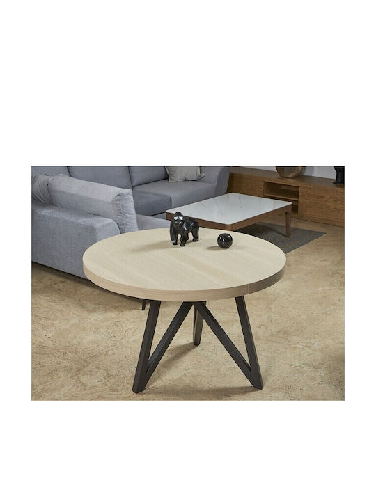 Fierra Table Dining Room Extendable Black 120x43x80cm