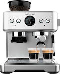 Cecotec Power Espresso 20 Barista Maestro Mașină automată de cafea espresso 2250W Presiune 20bar cu Râșniță Argint