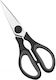 Ausonia Stainless Steel Kitchen Scissor Black