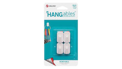 Hangables Removable Hook 1/2lb White 4ct Velcro 30102062