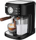 Hibrew Mașină de Espresso 1250W Presiune 19bar pentru Cappuccino Neagră H8A