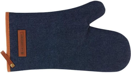 Le Creuset Topflappen Stoff in Blau Farbe 1Stück