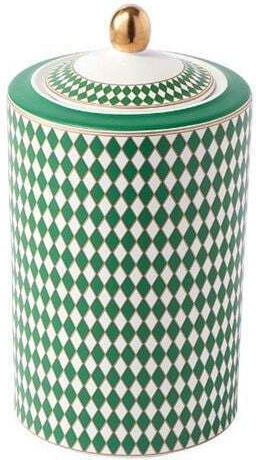 Pols Potten Vase General Use with Lid made of Porcelain Green