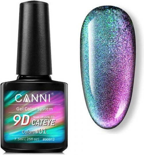 Canni Ημιμόνιμο Βερνίκι Νυχιών #10 Cat Eye 7.3ml