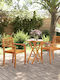 Garden & Terrace Table from Acacia Foldable Acacia 60x60x75cm