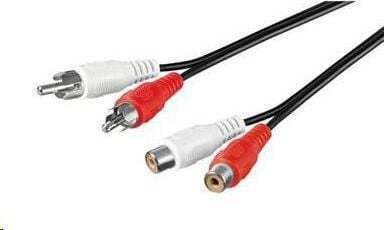 PremiumCord Kabel 2x RCA-Stecker - 2x RCA-Stecker 5m kjackcmf2-5