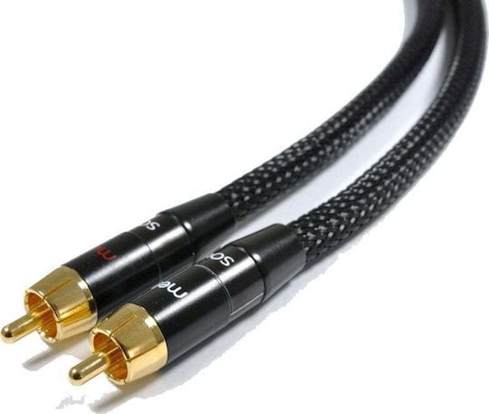 Melodika Kabel 2x RCA-Stecker - 2x RCA-Stecker 0.5m