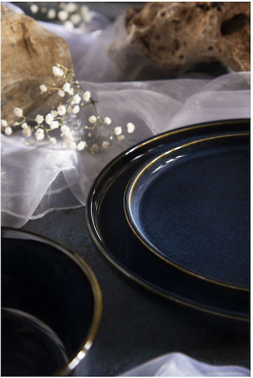 Excelsa Blue Ceramic Dinnerware Set 12pcs