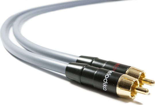 Melodika 2m 2x RCA male Cable