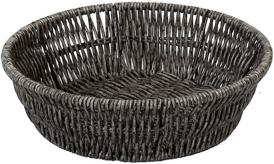 Espiel Cutie de pâine Wicker Gri 25x25x7cm