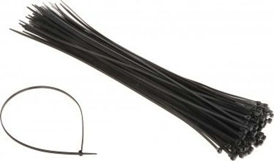 Spacetronik Plastic Cable Ties 500mm x 4.8mm in Black Colour (100 pcs)