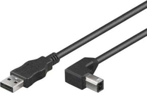 PremiumCord USB 2.0 Кабел USB-A мъжки - USB-B мъжки Черен 3м ku2ab3-90