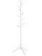 Songmics Wooden Coat Rack White 47x47x175cm RCR04WT