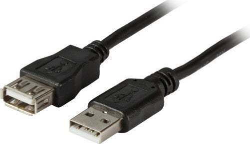 EFB USB 2.0 Cable USB-A male - USB-A female Μαύρο 0.5m K5428SW.0