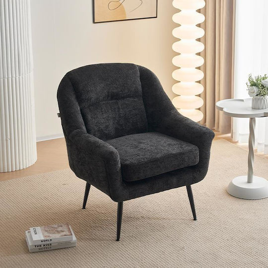 801 Sessel Black 76x77x89cm