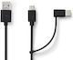Nedis 2-in-1 Cable Ccgl60610bk10 Nedccgl60610bk10