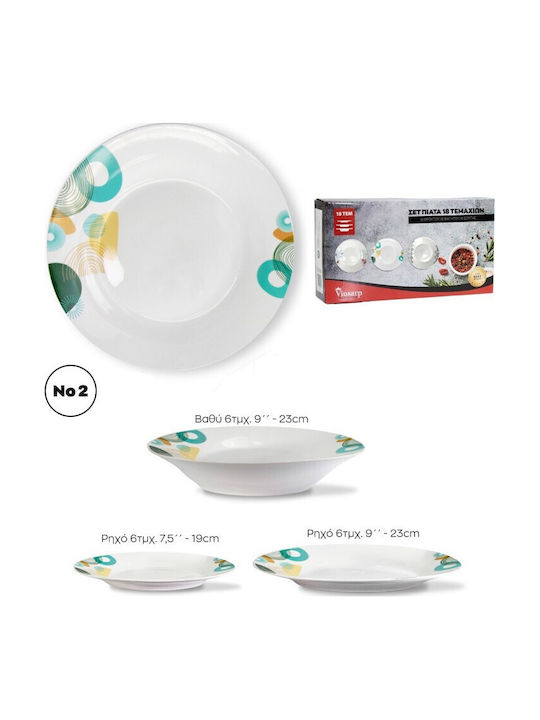 Viosarp No23020 Porcelain Dinnerware Set 18pcs