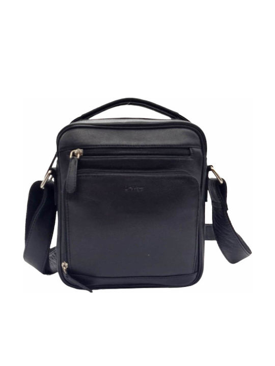 Leather Men's Bag Shoulder / Crossbody Black