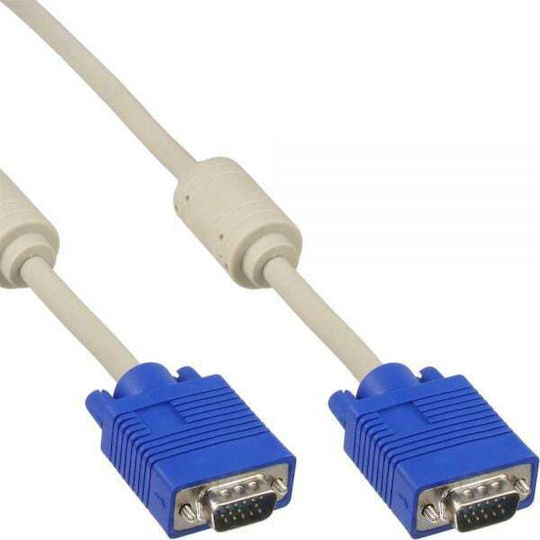 InLine Kabel VGA-Stecker - VGA-Stecker Gray 5m (17718)