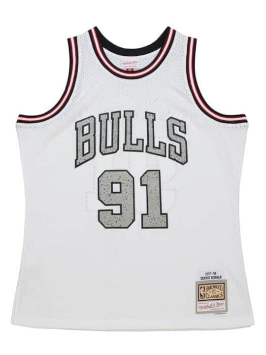 Chicago Bulls Dennis Rodman Мъжки Тениска Вид Баскетбол