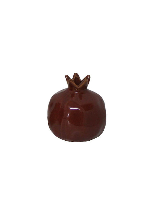 Rodi Tischplatte Glücksbringer Granatapfel Rosa Keramik 6.5x6.5cm 1Stück